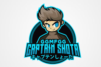 design a custom gaming logo for twitch and youtube