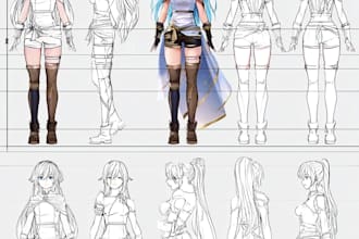 draw original anime art based on your creative ideas