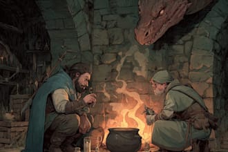 create high quality dungeons dragons character art and fantasy portraits