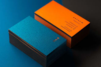 design luxury minimalist business card