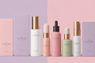 create modern and attractive product packaging design