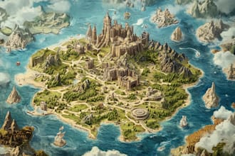 create your fantasy city map
