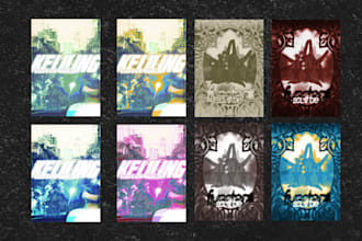 design flyer for your rave, party, gigs, or music event