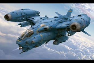 do sci fi spaceship design
