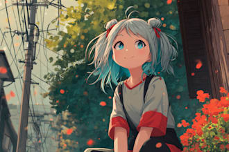 do anime fanart, digital art, vtuber, couple art and cartoon