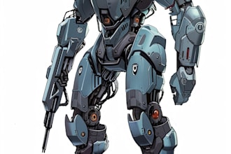 high quality robot, mecha concepts