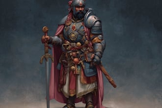 design stylized fantasy character art for games, books and avatars
