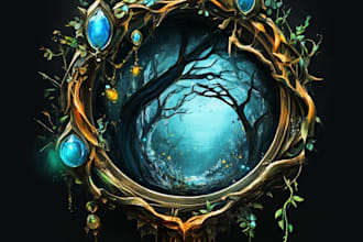 create a fantasy logo