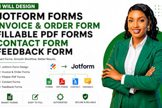 design jotform invoice order form fillable pdf forms contact form feedback form