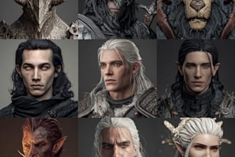 do realistic or fantasy portrait