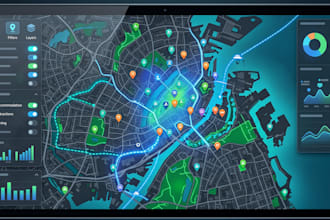 create interactive maps, tourism maps, and spatial data infographic designs