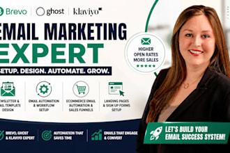 setup brevo ghost landing page sign up form email marketing automation