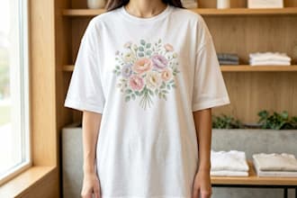 create modern and trendy tshirt design for your brand