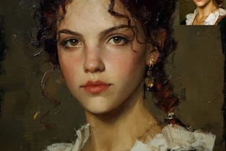 paint renaissance art oil painting portrait