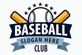 design an awesome baseball sport mascot logo with express delivery