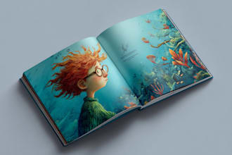 children story book illustration, children story book illustration