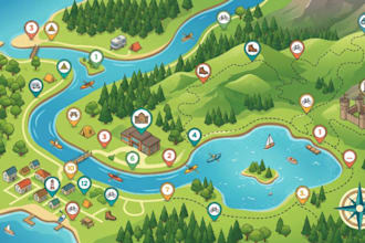 design professional park maps, tourist maps and visitor guide maps