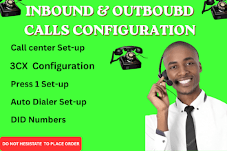setup voip, sip trunks, did numbers for inbound and outbound calls