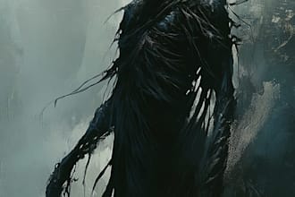 design atmospheric horror characters for board games