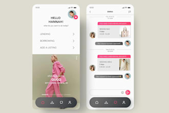 fashion dress rental app, online rental store, vehicle and property rental app