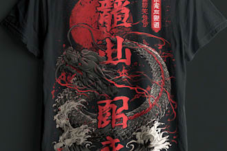 japanese t shirt illustration