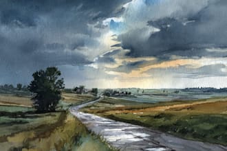 fantasy landscape and environment illustration