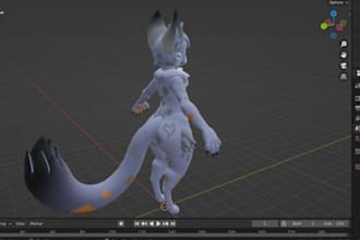 do vrchat furry avatar 3d vrchat avatar fursona vrc furry nsfw avatar vr