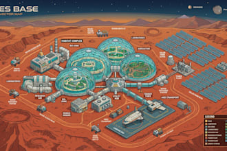 create a isometric map vector illustration