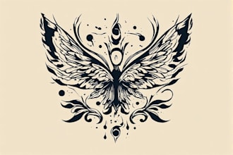 design a modern and minimalist tattoo design
