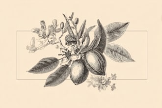 create botanical logo for you