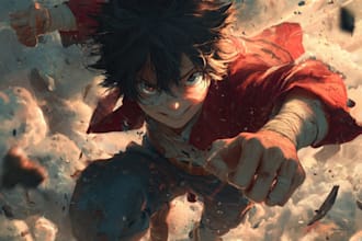 draw anime, manga or game characters