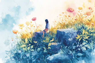 minimalist watercolor portraits from your photos