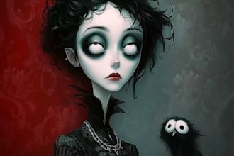 draw you in dont starve, tim burton style