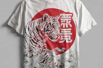 design custom japanese streetwear t shirts