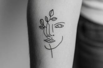 create a memorial tattoo design