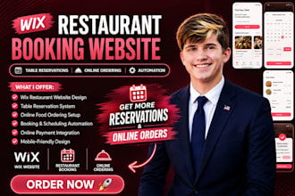 do wix restaurant reservation website, table booking system, automation setup
