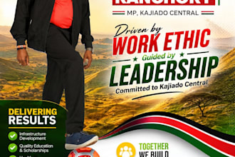 create political and campaign posters and flyers in kenya