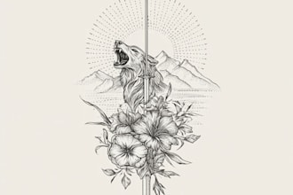 design custom vector mandala, fine line art, tattoo