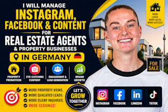 be your social media marketing manager for real estate agents in germany