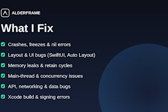fix bugs and crashes in your ios swift app