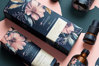 design custom product packaging and label design