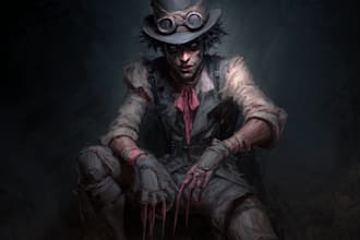 create darkart, horror, underground art illustration
