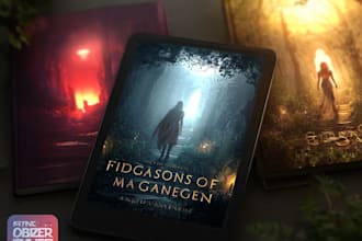design professional book cover or kindle ebook cover
