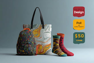 design tote bags, mugs or other print on demand products
