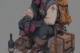 fantasy dnd character art and dnd character art