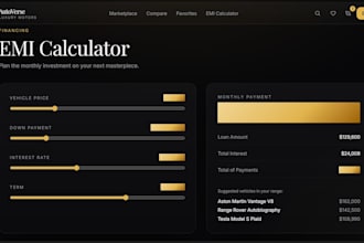 build a premium car marketplace website with admin dashboard and database