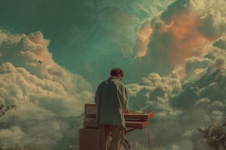 design stunning album cover art or music cover art