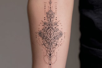 design professional tattoo and custom tattoo