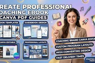 design coaching program ebook canva professional PDF guide layout