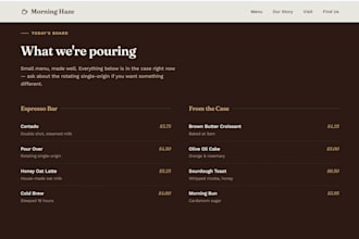 create websites, portafolios, or any sort of brochure
